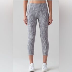 lululemon athletica Gray Patterned Leggings